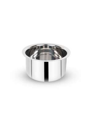 EURO style EUROStyle Stainless Steel Triply Tope Cooking Pot for Healthy Cooking ISI Mark Certified | 5 L | 5.3 Qt | 24 cm | 9.4 Inch