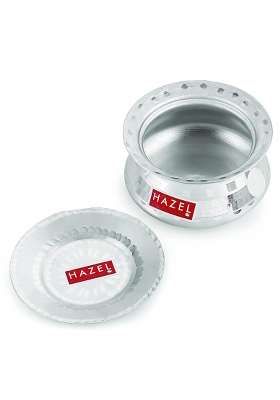 HAZEL Biryani Pot with Lid | 1.2 L | 1.3 Qt | Hammered Finish