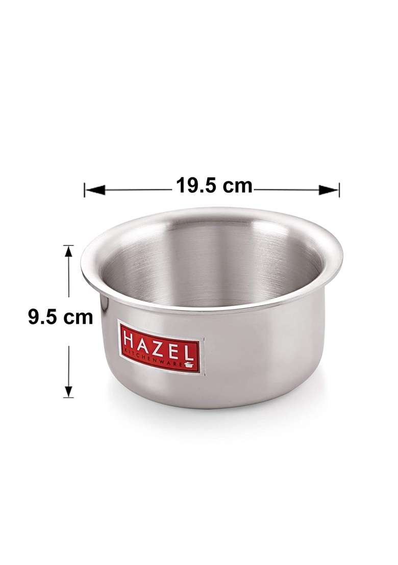 HAZEL Aluminium Induction Tope Cooking Pot | 2 L | 2.1 Qt - Indya