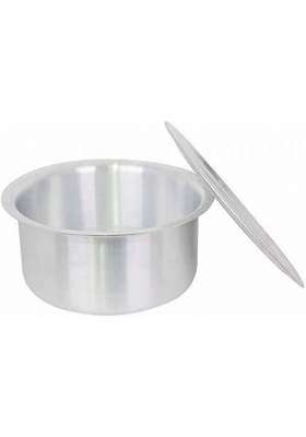 Super HK Products Super HK Aluminium Bhagona Patila Cooking Tope Without Cover | 3 L | 3.2 Qt | Food Safe