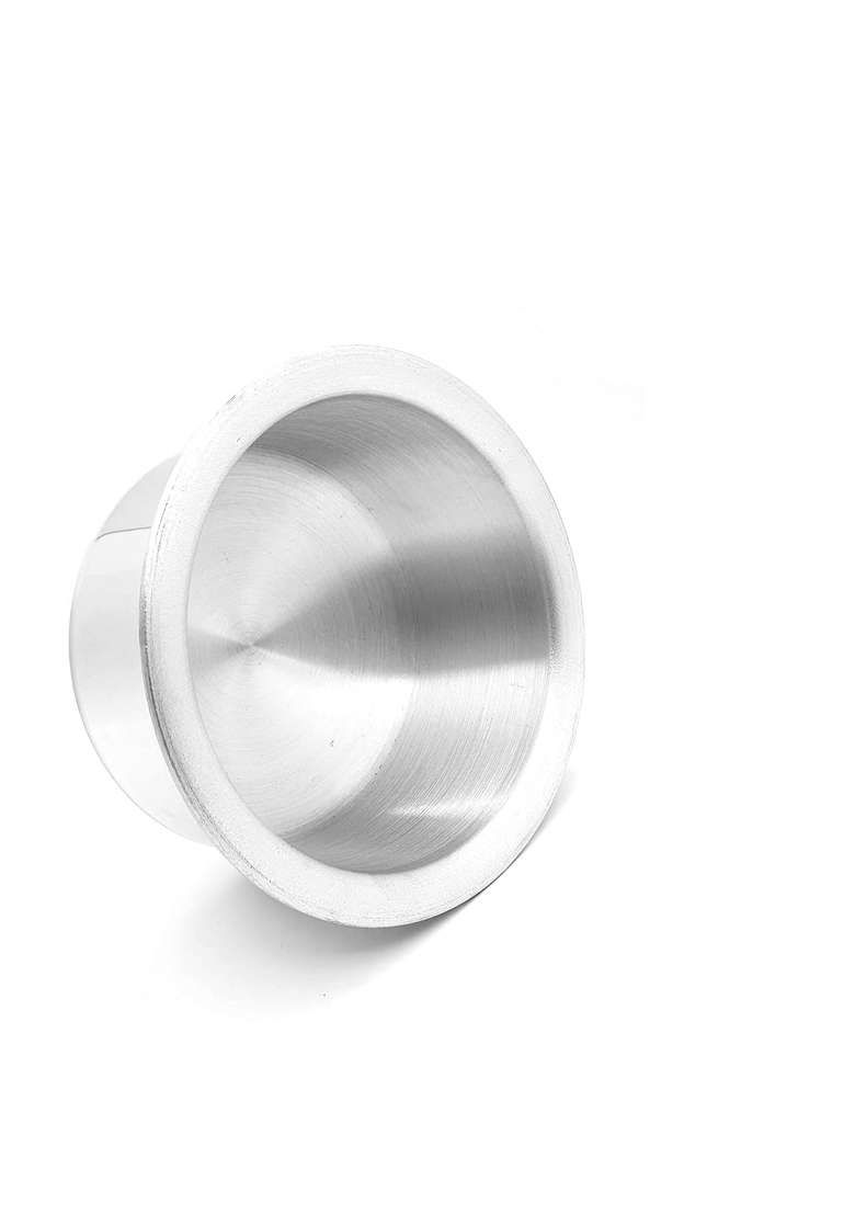 Bartan Star Aluminium Silver Tope Cooking Pot | 1 L | 1.1 Qt - Indya