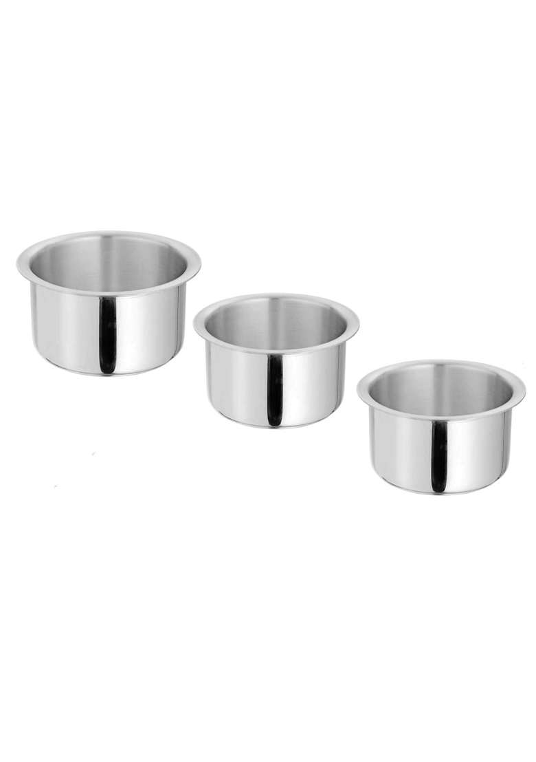 Bartan Star Aluminium Silver Tope Cooking Pot | 2 L | 2.1 Qt - Indya