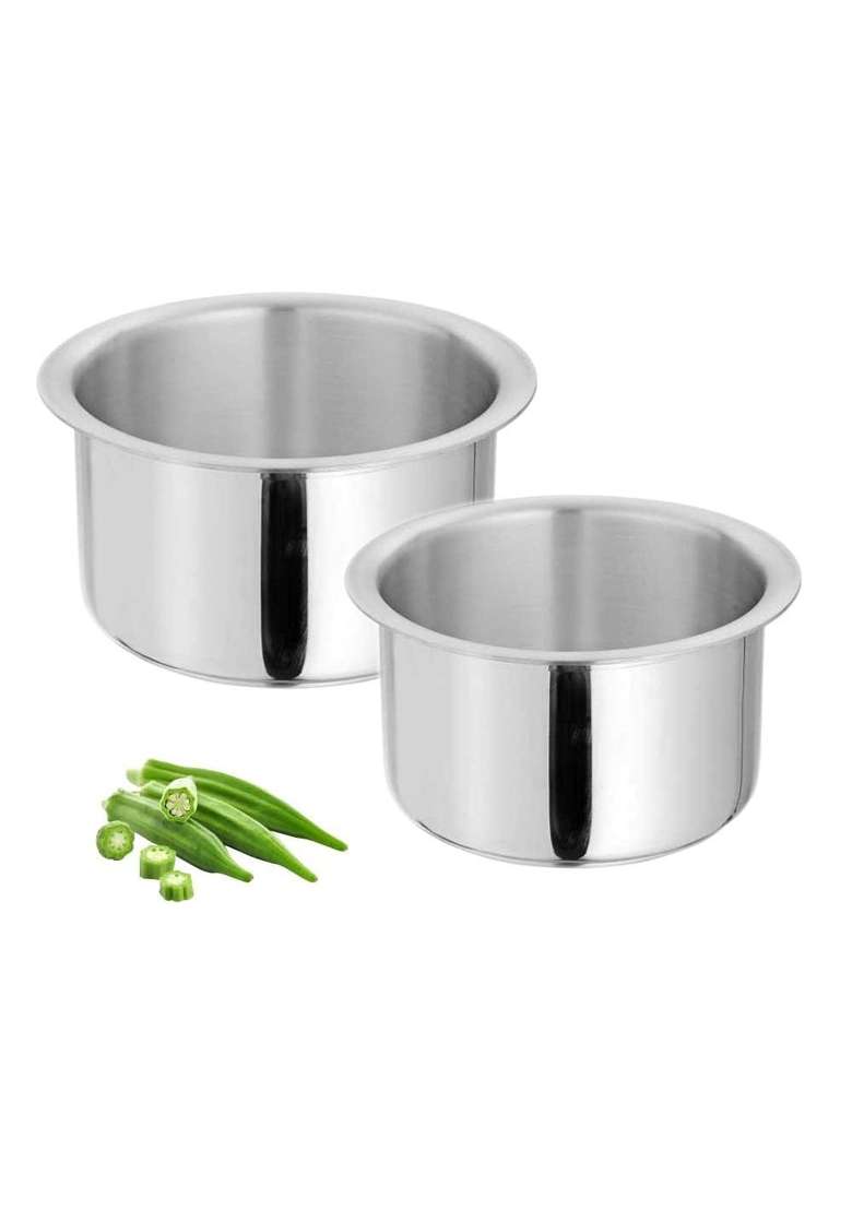 Bartan Star Aluminium Silver Tope Cooking Pot | 2 L | 2.1 Qt - Indya