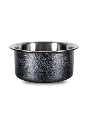 Bartan Star Black Aluminium Bhagona Cooking Pot | 3000 ml | 101.4 fl oz