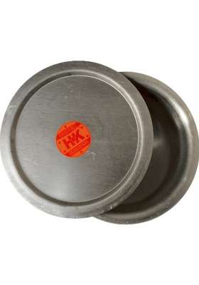 Super HK Products Sonanshi Aluminium Bhagona Tope with Lid for Kitchen Cooking | 0.5 L | 0.5 Qt