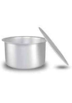 K.U.H.. Aluminium Patila Cooking Pot Bhagona Tapeli with LID | 3 L | 3.2 Qt