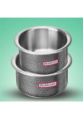 FLIXBLOOM Sustainable Kitchen Cookware Combo Induction Base Tope Cooking Pot | 5 L | 5.3 Qt