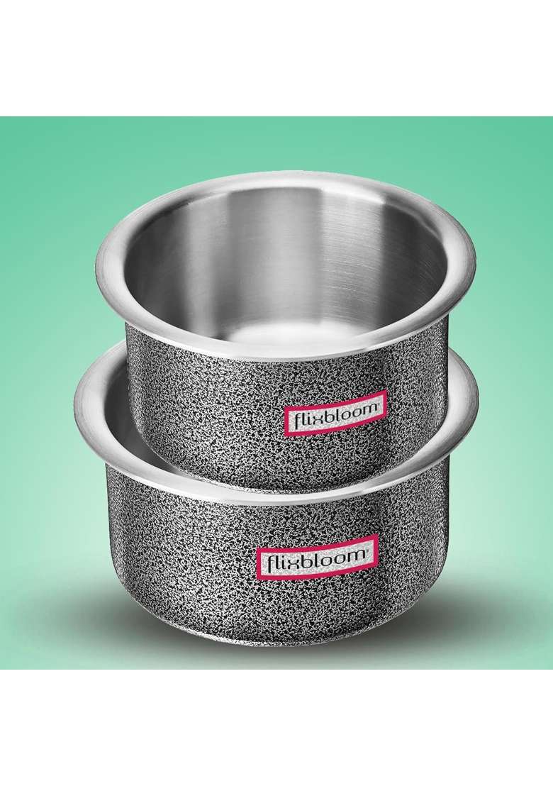 FLIXBLOOM Sustainable Kitchen Cookware Combo Induction Base Tope Cooking Pot | 5 L | 5.3 Qt - Indya