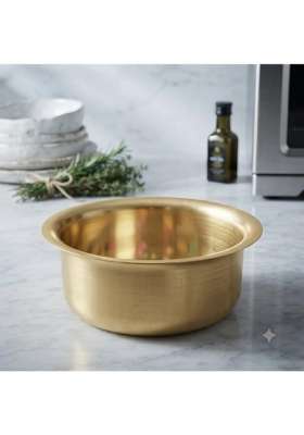SHAAN mfg. Pure Brass Bhagoni Petal Ki Bhagoni 100 Pure Petal Bhagoni | 3500 ml | 118.3 fl oz