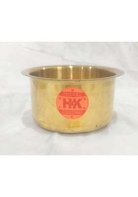 Super HK Products HK Aluminium Bhagona Tope with Lid for Kitchen Cooking | 1.5 L | 1.6 Qt