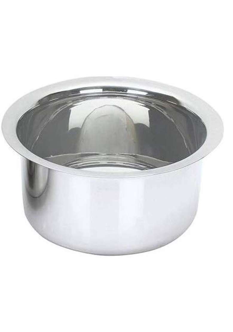 Bartan Star Stainless Steel Patila Cooking Pot | 2000 ml | 67.6 fl oz - Indya