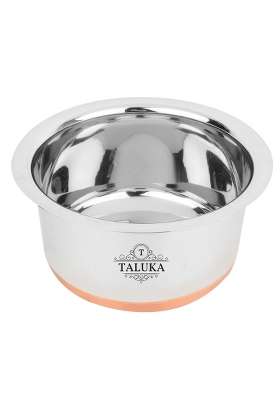 Taluka With T Logo Taluka 8.5 X 5 Inches Approx | 2 L | 2.1 Qt | 8.5 Inch