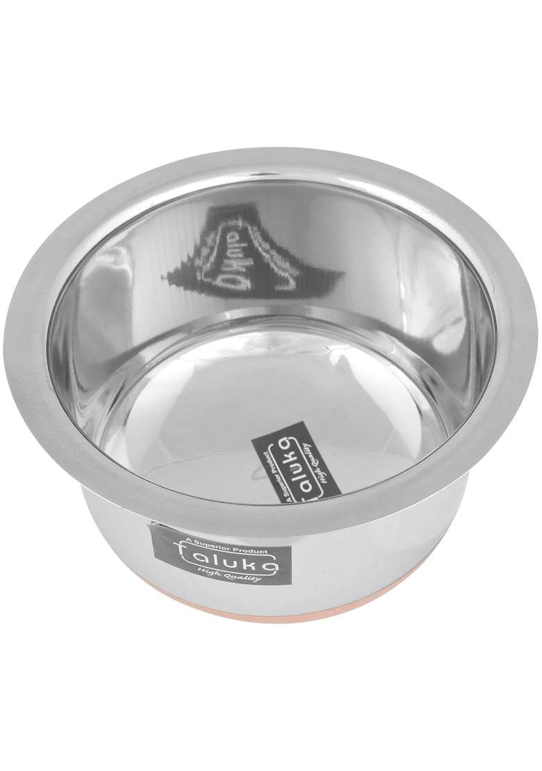 Taluka With T Logo Taluka 8.5 X 5 Inches Approx | 2 L | 2.1 Qt | 8.5 Inch - Indya
