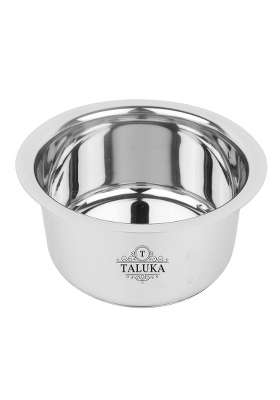 Taluka With T Logo Taluka 11 X 6.5 Inches Approx | 4.5 L | 4.8 Qt | 11 Inch | Induction Compatible