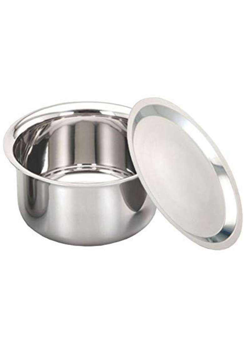 Super HK Products Super-HK-Bhagona Patila Pot Cookware | 2 L | 2.1 Qt | Induction Compatible | Rust Resistant - Indya