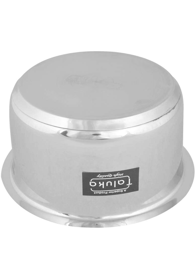Taluka With T Logo Taluka 9 X 5.5 Inches Approx | 2.5 L | 2.6 Qt | 9 Inch | Induction Compatible - Indya