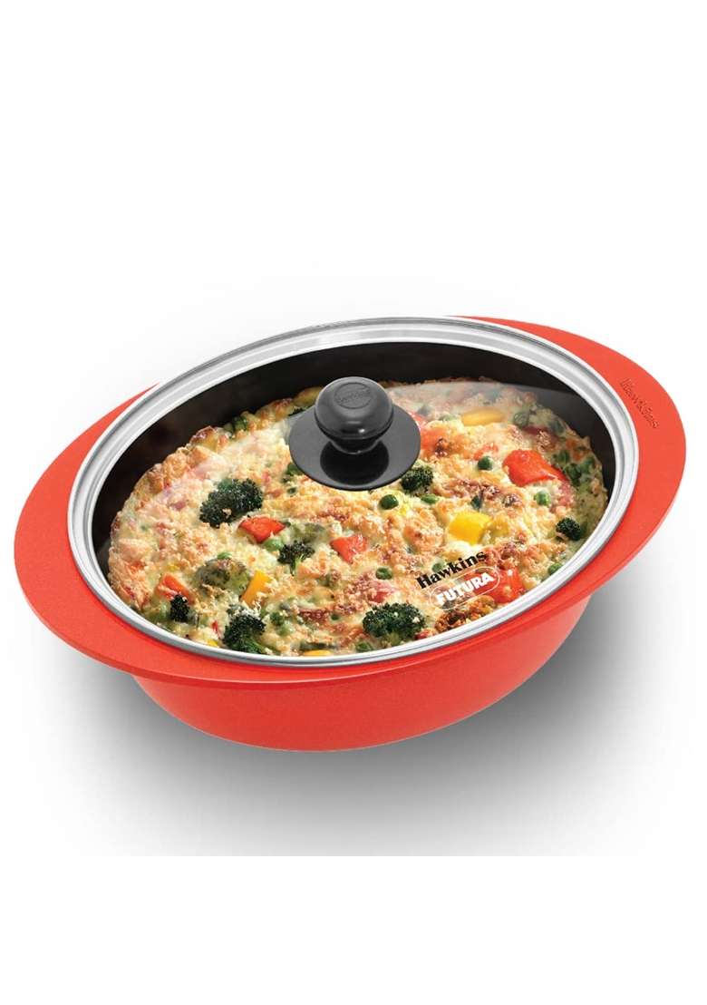 Hawkins Dutch Oven Nonstick Biryani Pot | 3 L | 3.2 Qt - Indya