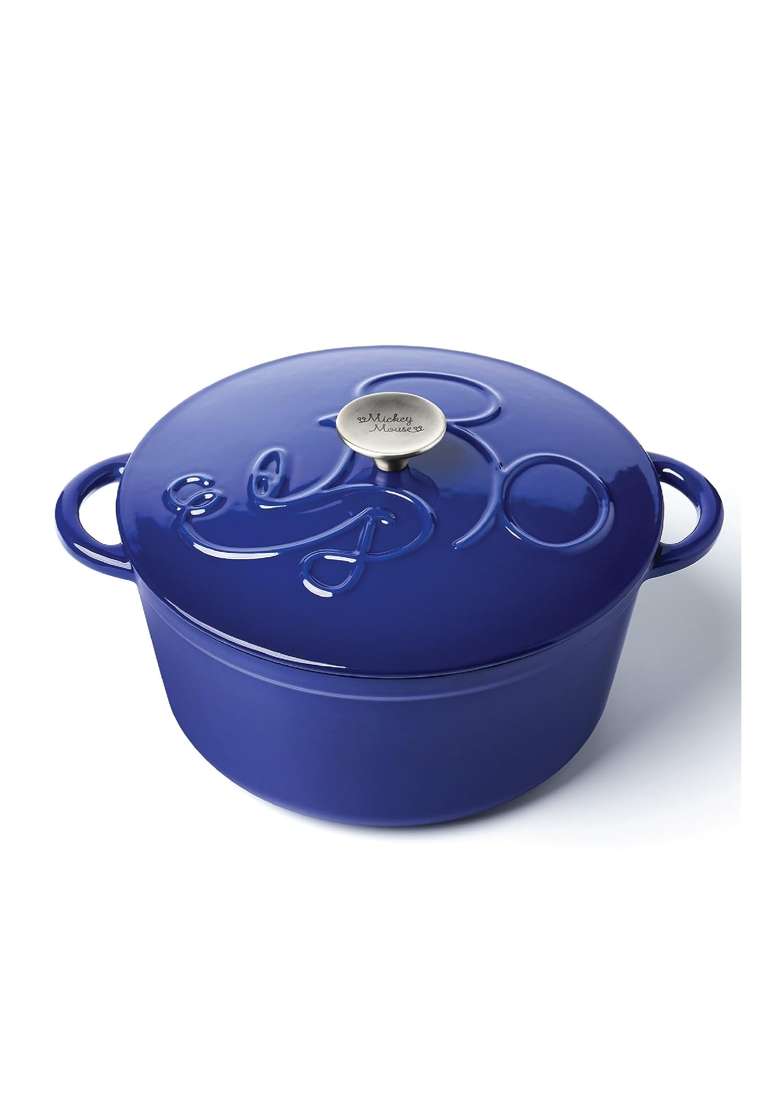 Meyer Disney Bon Voyage Enameled Cast Iron Casserole | 4.5 L | 4.8 Qt | 25 cm | 9.8 Inch | With Lid - Indya