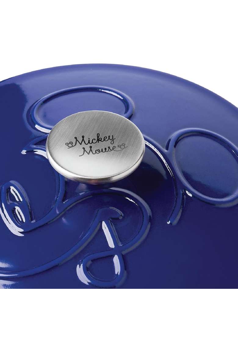 Meyer Disney Bon Voyage Enameled Cast Iron Casserole | 4.5 L | 4.8 Qt | 25 cm | 9.8 Inch | With Lid - Indya