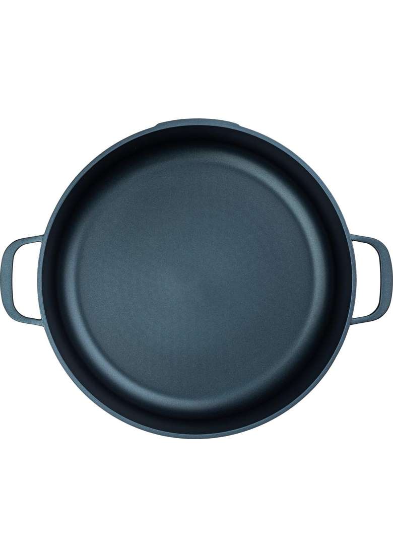 Westinghouse Blue Cast Aluminium Dutch Oven with Lid | 4.7 L | 5 Qt | Induction Compatible | Non-Stick - Indya