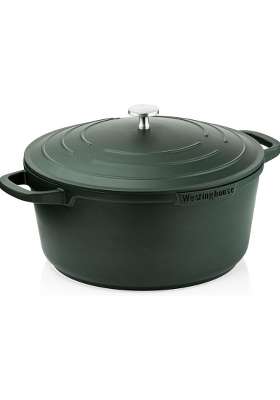 Westinghouse Performance Series Green Casserole Dish with Lid | 24 cm | 9.4 Inch | Induction Compatible