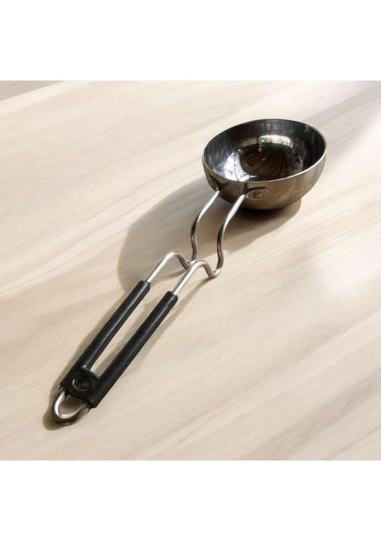 GBW Stainless Steel Tadka Pan Vaghar Chounk Mini Frypan Frying Dal Spices | 350 ml | 11.8 fl oz | 4.5 Inch | Non-Toxic - Indya