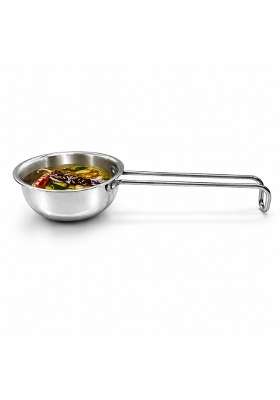 ZENSIL Lumora Triply Stainless Steel Tadka Pan | 0.35 L | 0.4 Qt | 10 cm | 3.9 Inch | Induction Compatible