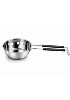 SHIV HOME WORLD Stainless Steel Tadka Pan | 30 cm | 11.8 Inch