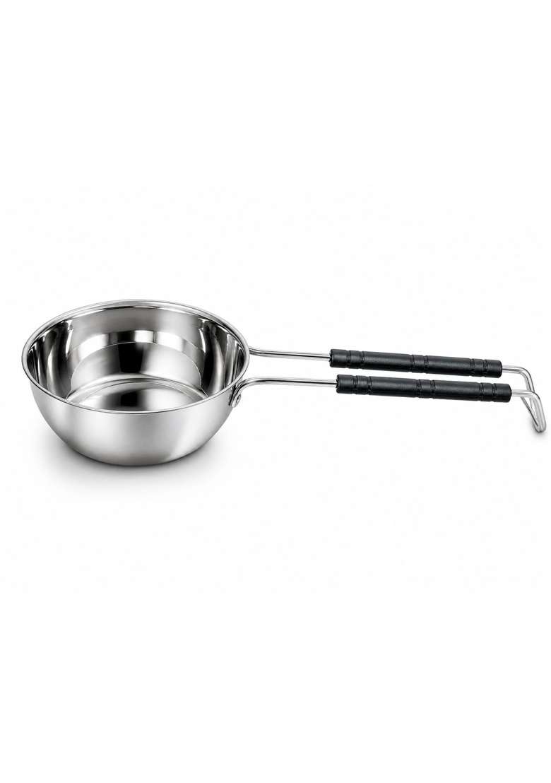 SHIV HOME WORLD Stainless Steel Tadka Pan | 30 cm | 11.8 Inch - Indya