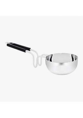 Karmbhumi Stainless Steel Tadka Pan Compatible with Gas | 500 ml | 16.9 fl oz | 14 cm | 5.5 Inch