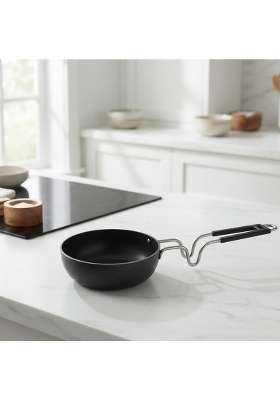 DOZY Non-Stick Tadka Pan with Stainless Steel Handle
