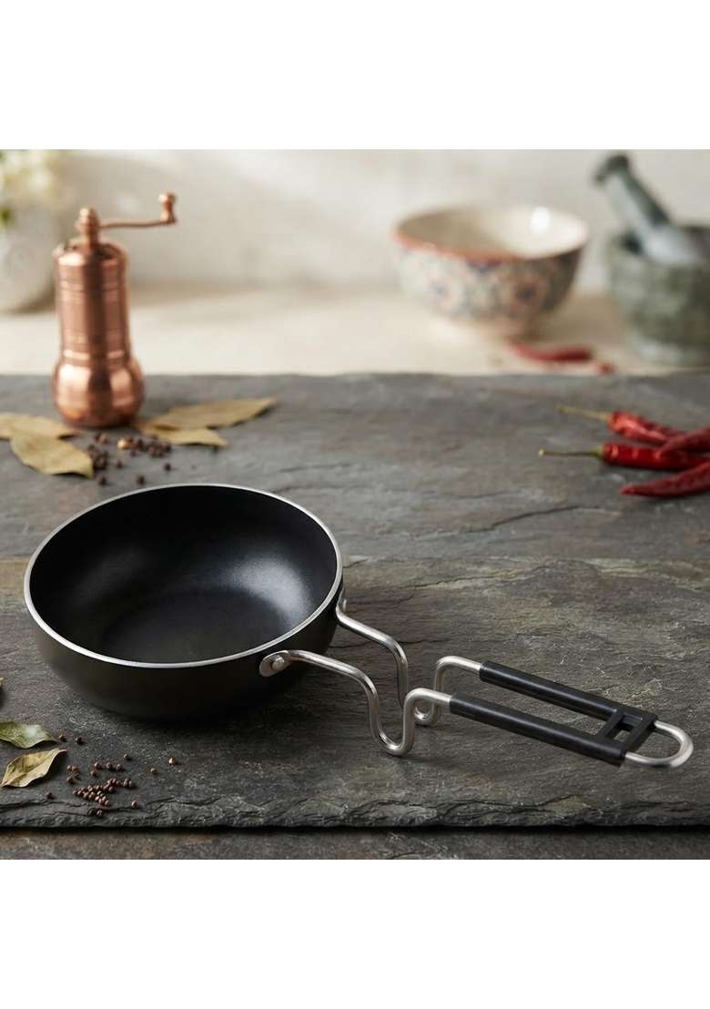 DOZY Iron Tadka Pan Gas Pre-Seasoned Pan Cookware - Indya