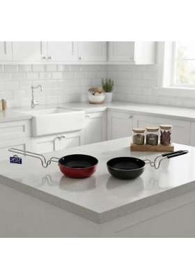 DOZY Non-Stick Tadka Pan | 2-Piece Set