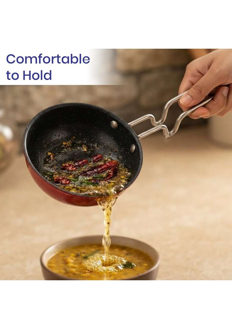 DOZY Iron Tadka Pan | 2-Piece Set - Indya