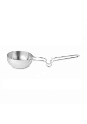 Shri and Sam Stainless Steel Heavy Weight Hammered Tadka Pan | 14 cm | 5.5 Inch