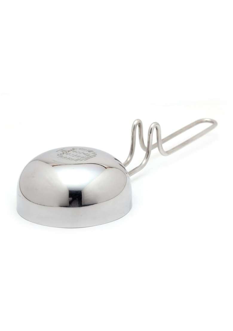 coconut Triply Stainless Steel Tadka Pan with Handle | 250 ml | 8.5 fl oz | Induction Compatible | Dishwasher Safe - Indya