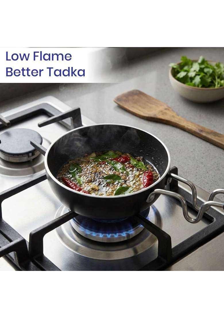 DOZY Combo of 2 Small Iron Tadka Pan - Indya