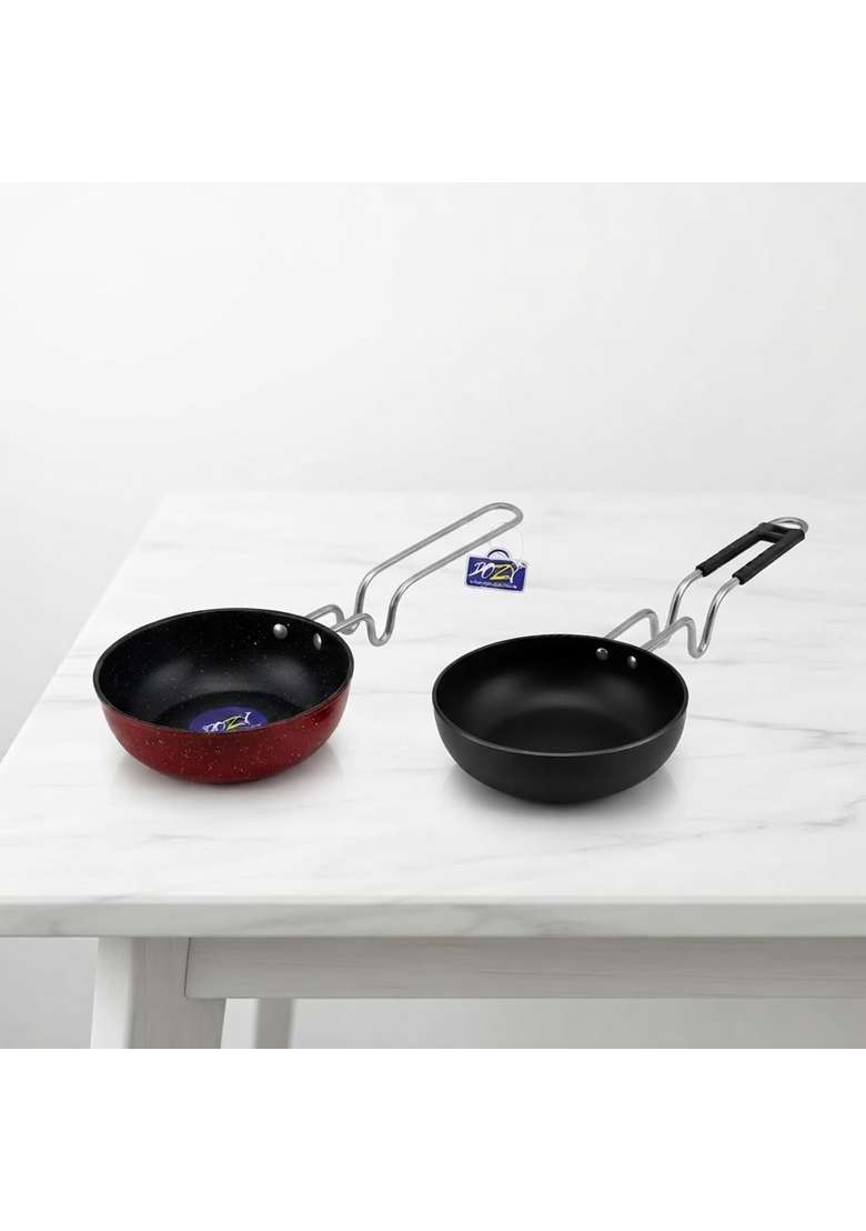 DOZY Combo of 2 Iron Tadka Pan - Indya