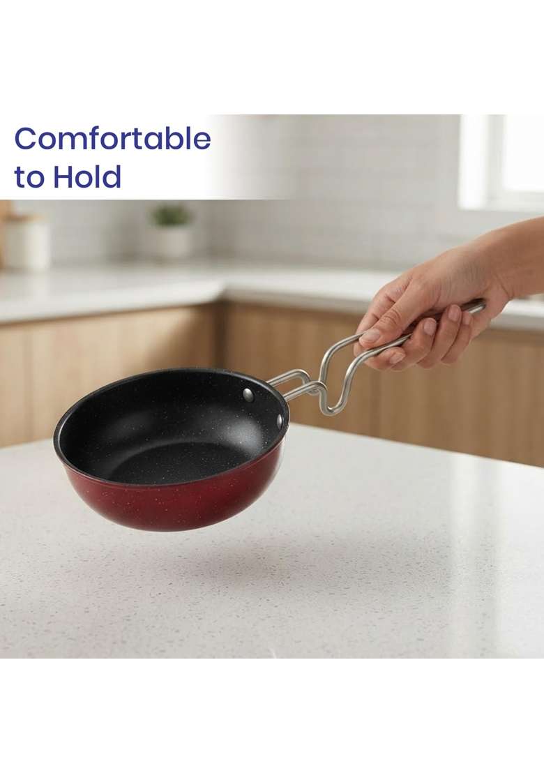 DOZY Combo of 2 Iron Tadka Pan - Indya