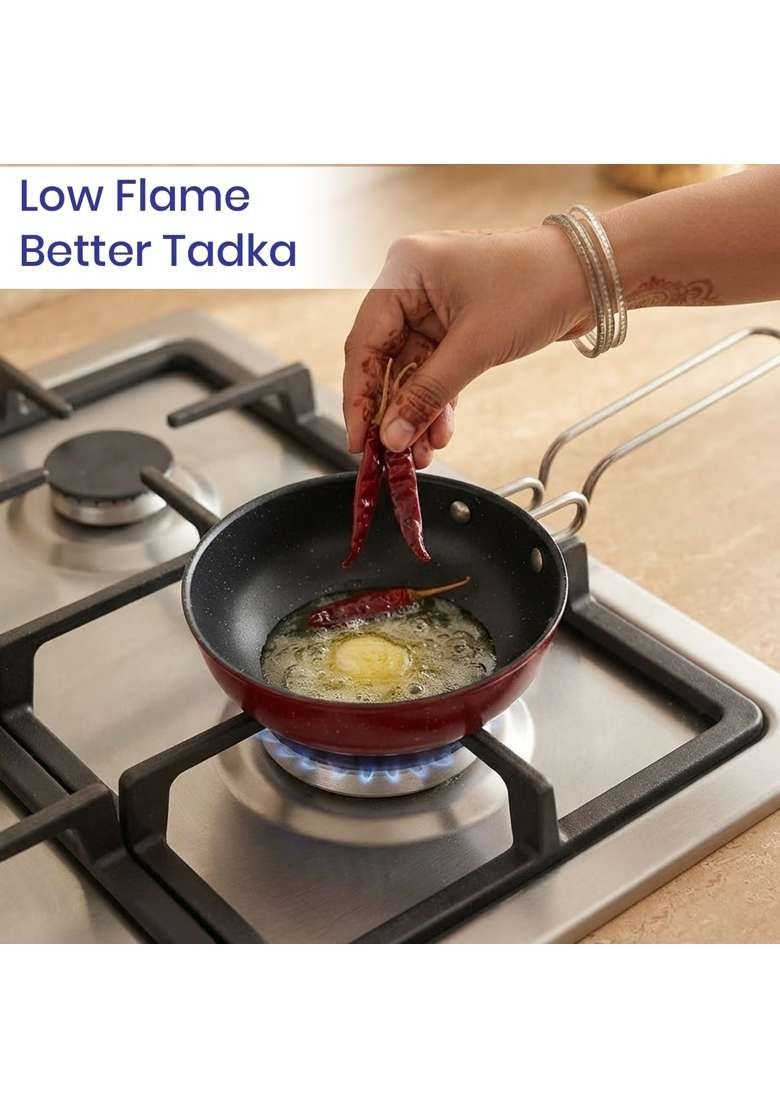 DOZY Combo of 2 Iron Tadka Pan - Indya