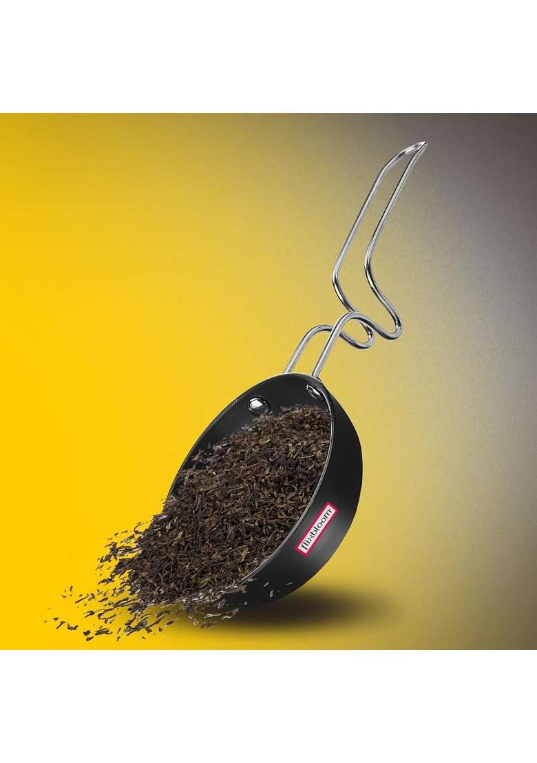 FLIXBLOOM Essential Iron Tadka Pan chhonk Pan Frying Pan Dal Tadka Pan with Steel Handle - Indya