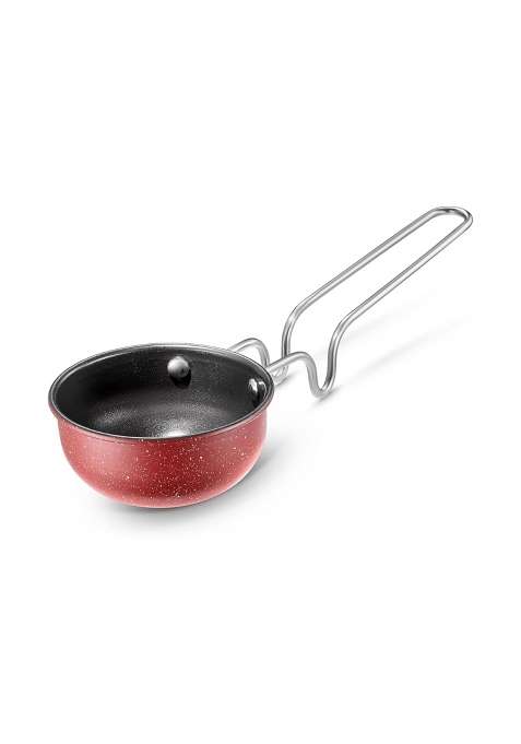 LAZYwindow Nonstick Tadka Pan | 11 cm | 4.3 Inch | Induction Compatible