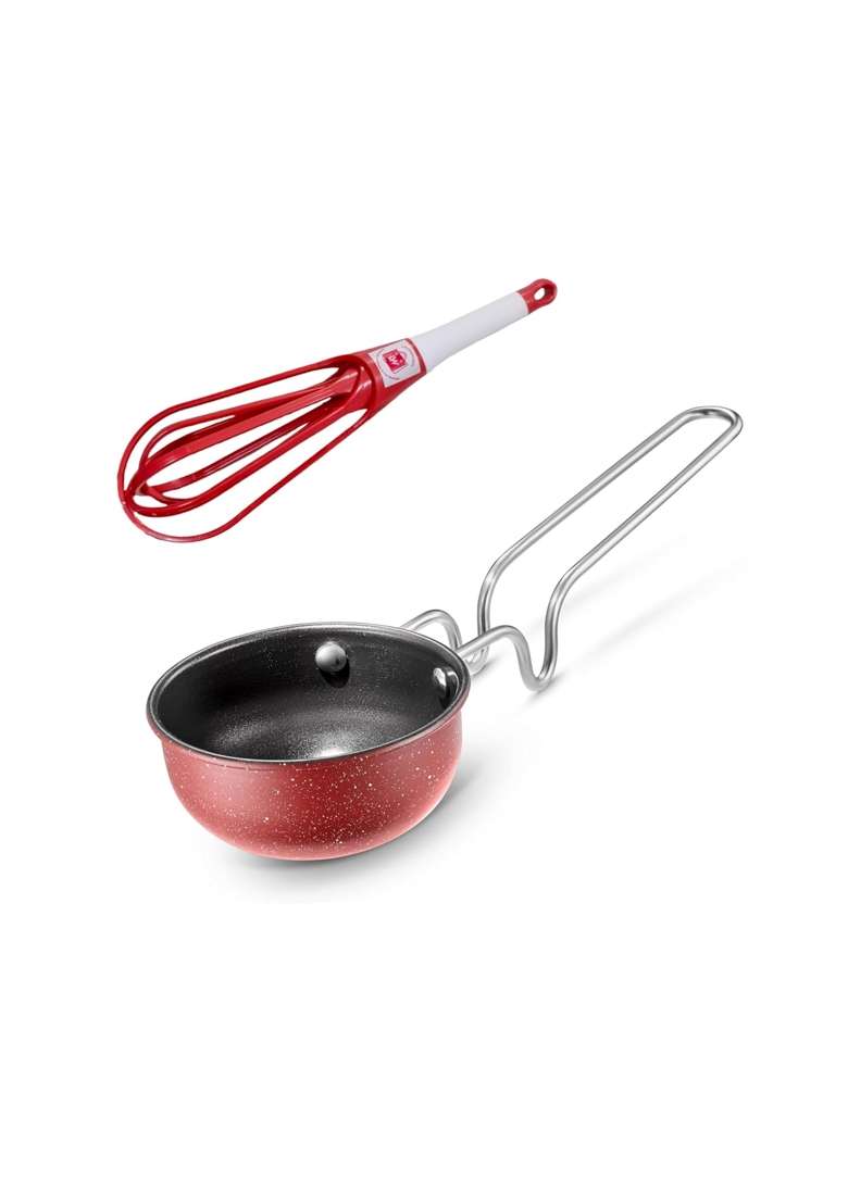 LAZYwindow Nonstick Tadka Pan | 11 cm | 4.3 Inch - Indya