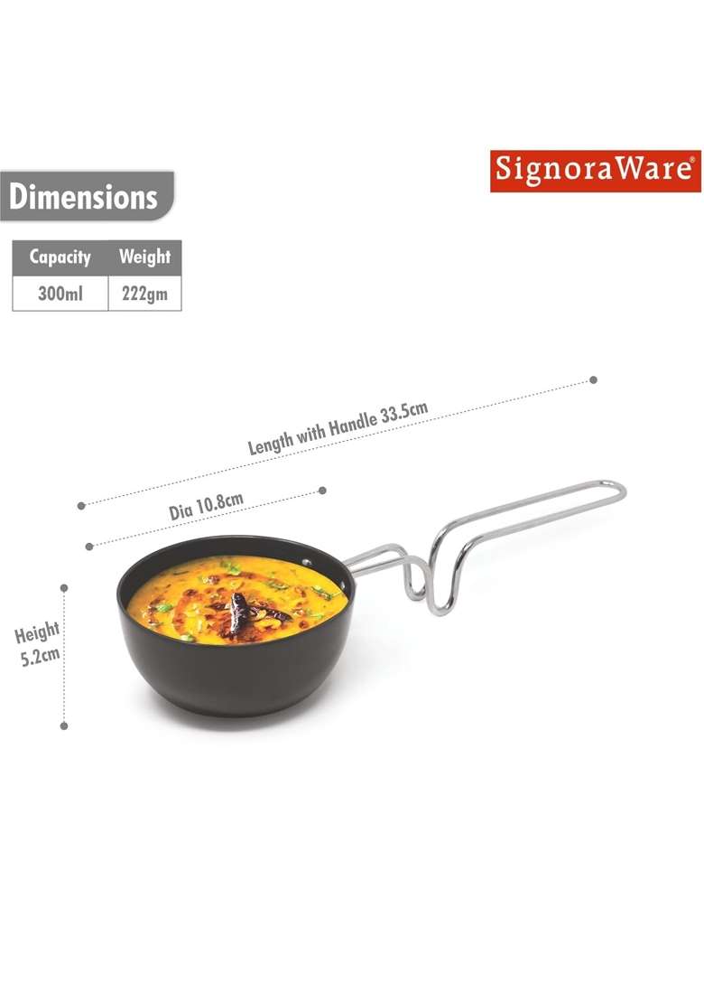 SIGNORA WARE Signoraware Opulent Non Stick Tadkapan | 300 ml | 10.1 fl oz | 10 cm | 3.9 Inch - Indya