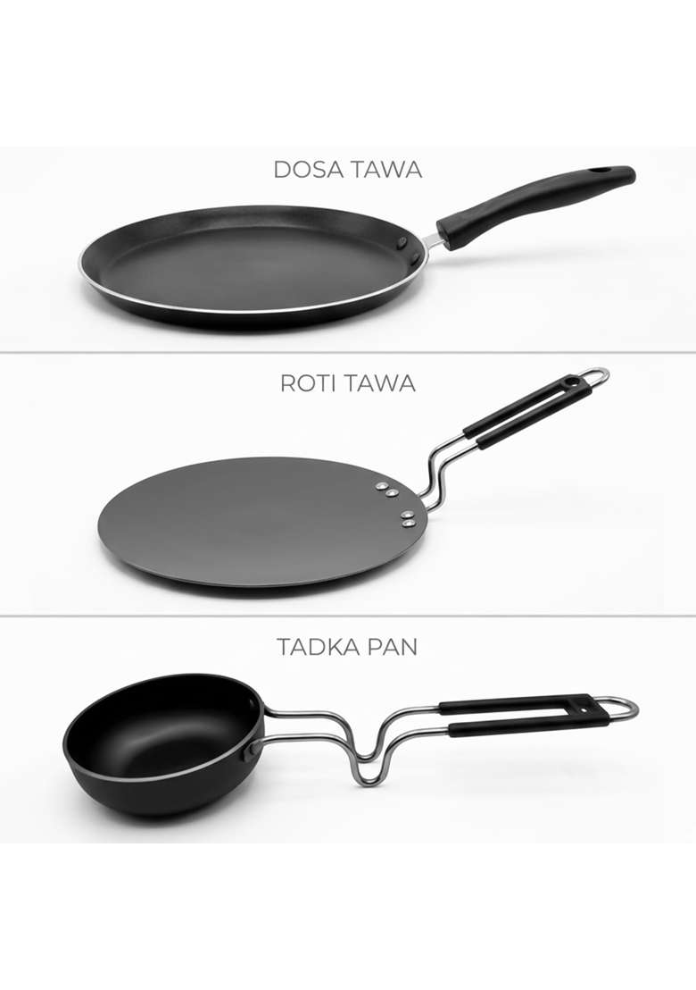 DOZY Non-Stick Cookware | 3-Piece Set - Indya