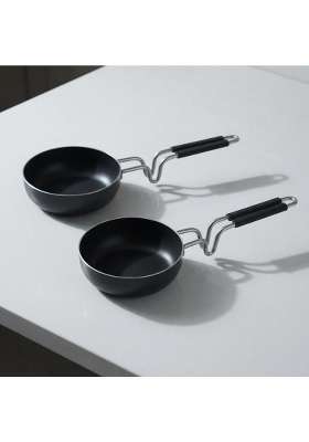 DOZY Iron Tadka Pan | Pack of 2 | Pre-Seasoned