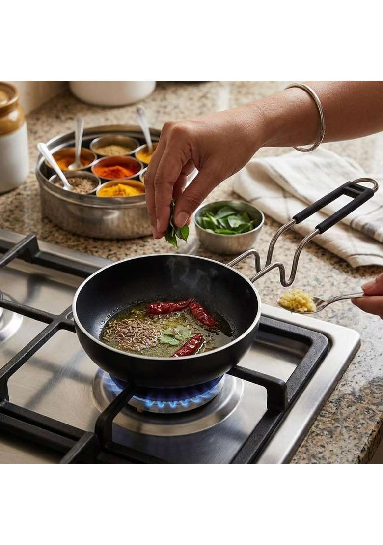 DOZY Iron Tadka Pan | Pack of 2 - Indya