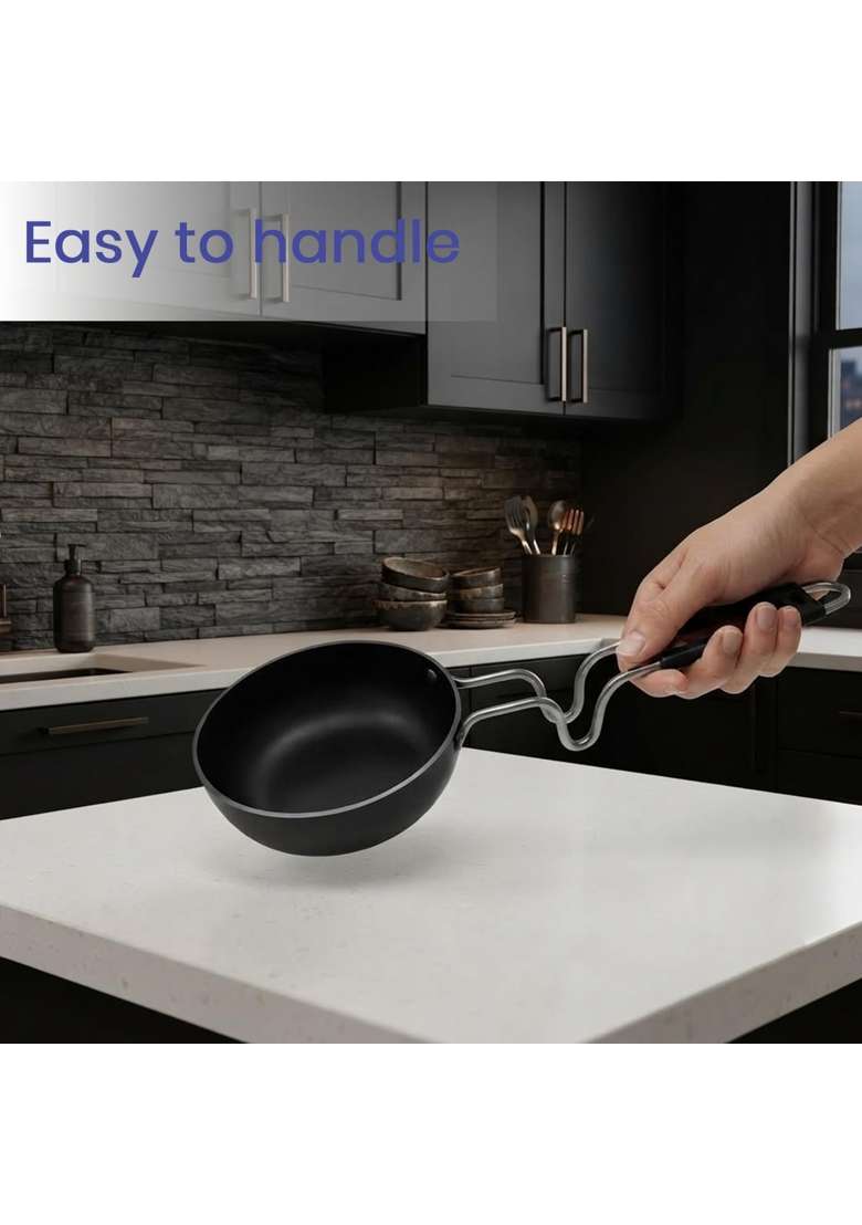 DOZY Combo of 2 Iron Tadka Pan | Pre-Seasoned - Indya