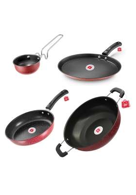 LAZYwindow Nonstick Set Tadka Pan