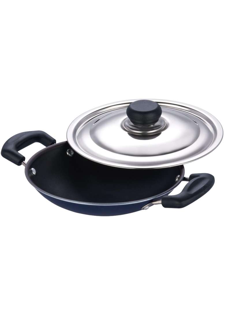 Vinod Zest Non Stick Appachetty with Lid | 20 cm | 7.9 Inch - Indya
